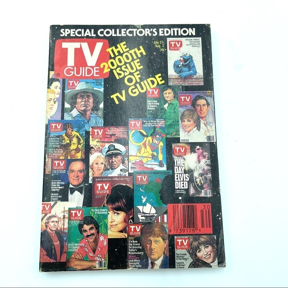 TV Guide July 1991 2000th Issue of the Guide